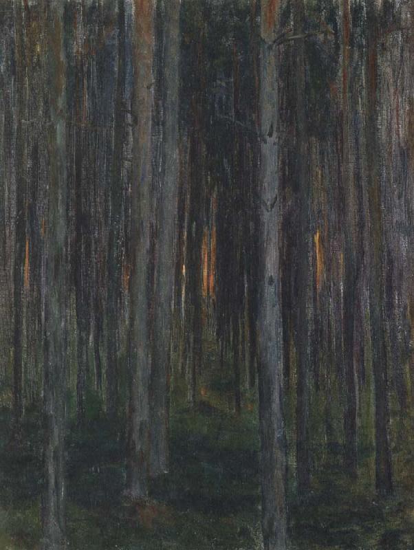 unknow artist skogen skiss oil painting image
